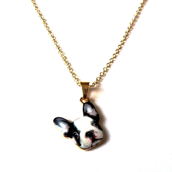 Necklace with sales dogs face