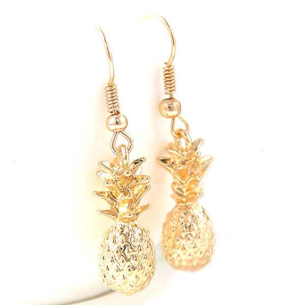 Diamond pineapple sale earrings